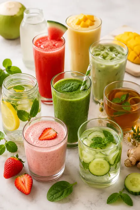 10 Refreshing & Healthy Drinks to Boost Your Energy Naturally