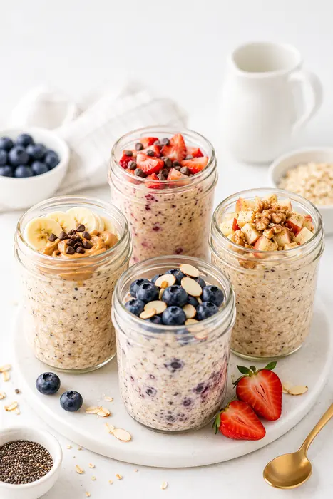 12 Healthy Overnight Oats Recipes for Easy High-Protein Breakfasts