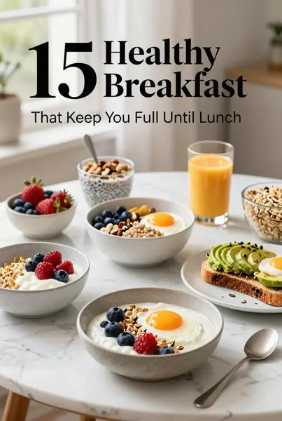 15 Healthy Breakfast Ideas That Keep You Full Until Lunch