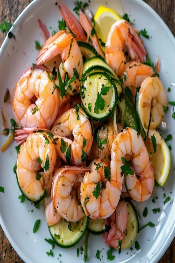 15-Minute High-Protein Garlic Butter Shrimp and Zucchini Noodles