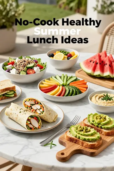 15 No-Cook Healthy Lunch Ideas for Hot Summer Days