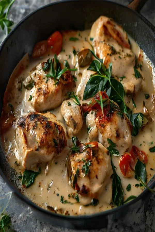 20-Minute Creamy Tuscan Garlic Chicken (High Protein)