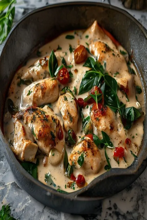 20-Minute High-Protein Creamy Garlic Chicken (Low Carb & Healthy)