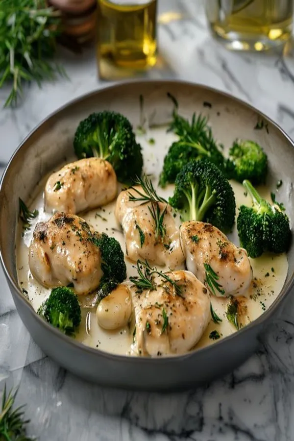 20-Minute High Protein Creamy Garlic Chicken Recipe