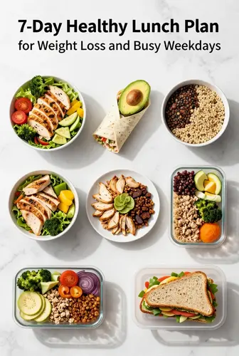 7-Day Healthy Lunch Plan for Weight Loss and Busy Weekdays