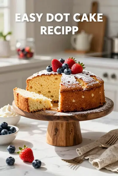 Easy Dot Cake Recipe: A Soft and Delicious Homemade Treat