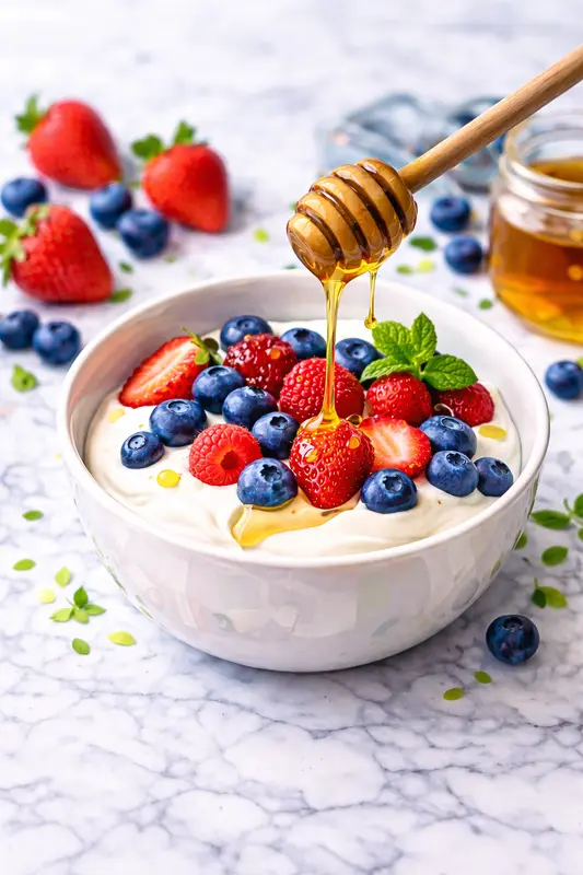 Greek Yogurt with Berries and Honey: A Quick, Healthy Breakfast You Can Make in Minutes