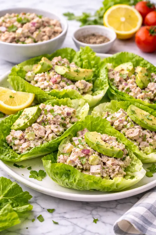 Tuna Salad Lettuce Cups: A Light, Healthy & Quick Lunch Recipe